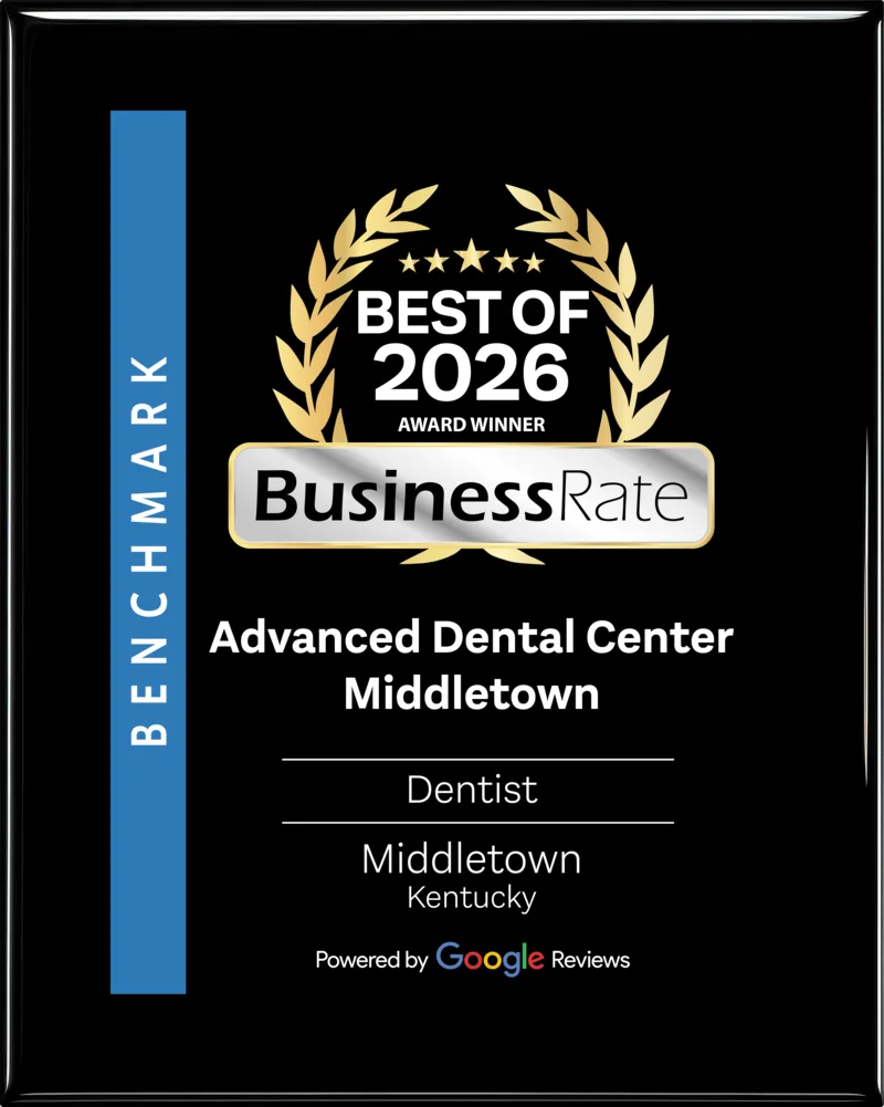 BusinessRate Best of 2026 Award Winner - Advanced Dental Center, Middletown KY
